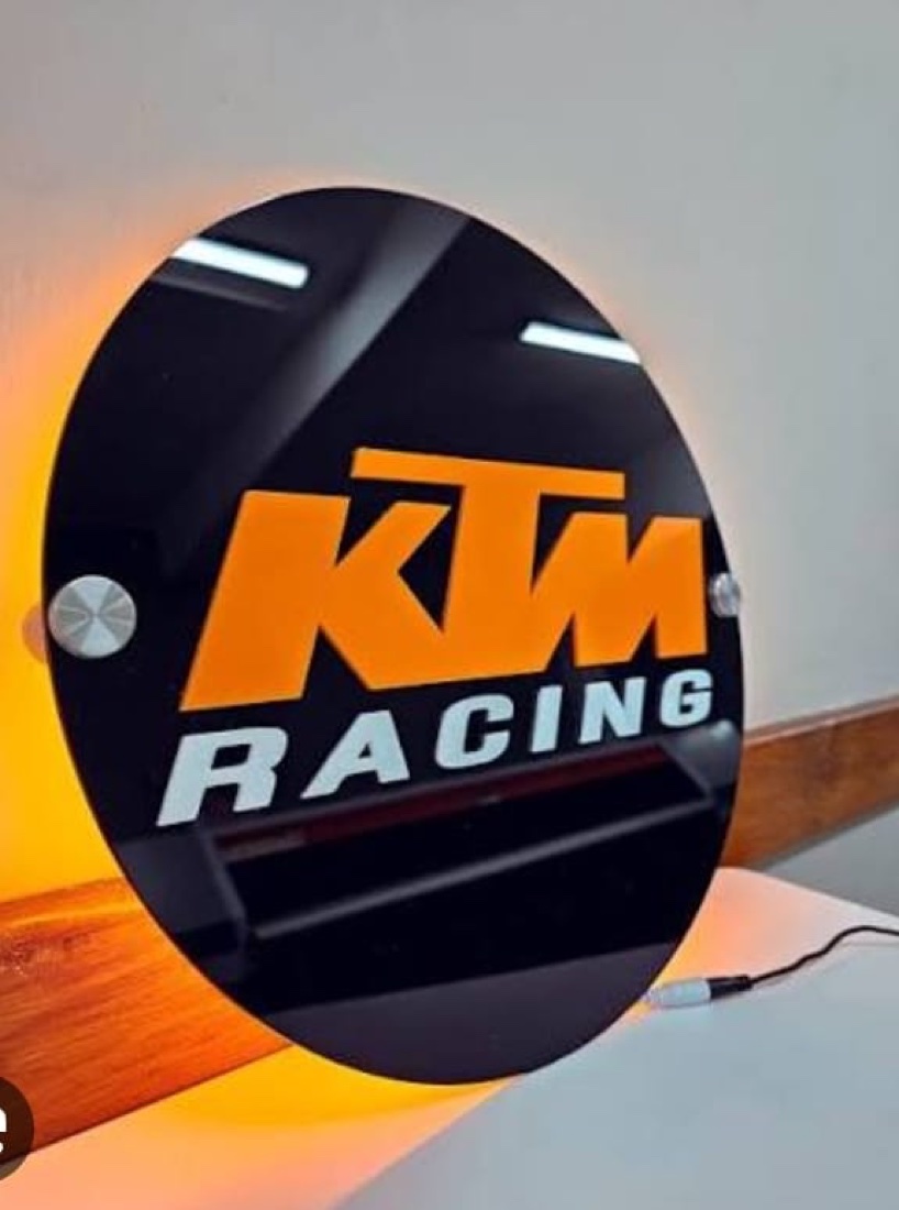 KTM Racing - Acrílico con halo LED